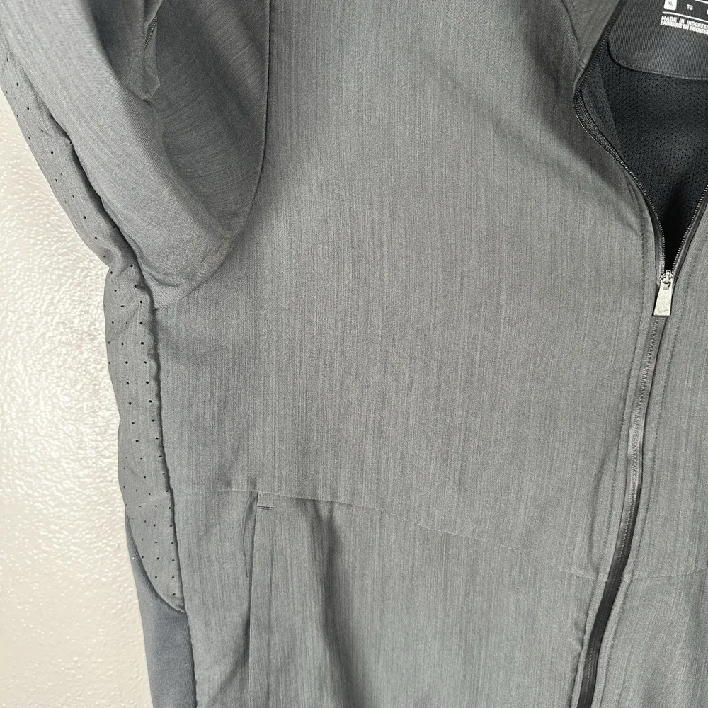 Nike On Field New Orleans Saints Full Zip Jacket Mens Sz XL Gray NFL Performance